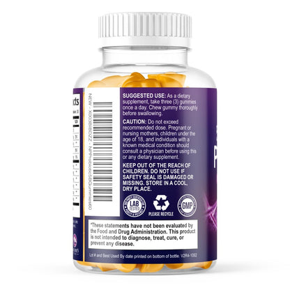 Probiotische Gummibärchen mit 6 Premium-Probiotika-Stämmen – Tägliche Darmgesundheit für Frauen, Männer & Teenager – Natürliche Verdauungsunterstützung & Immunsystem – 60 Gummis