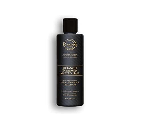 KizaiaCare Ultimate Matted Hair Detangler – Schmerzfreie Entwirrung für verfilztes, verknotetes und verworrenes Haar | Für Erwachsene & Kinder | 400 ml