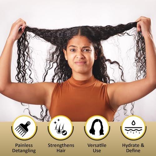 KizaiaCare Ultimate Matted Hair Detangler – Schmerzfreie Entwirrung für verfilztes, verknotetes und verworrenes Haar | Für Erwachsene & Kinder | 400 ml