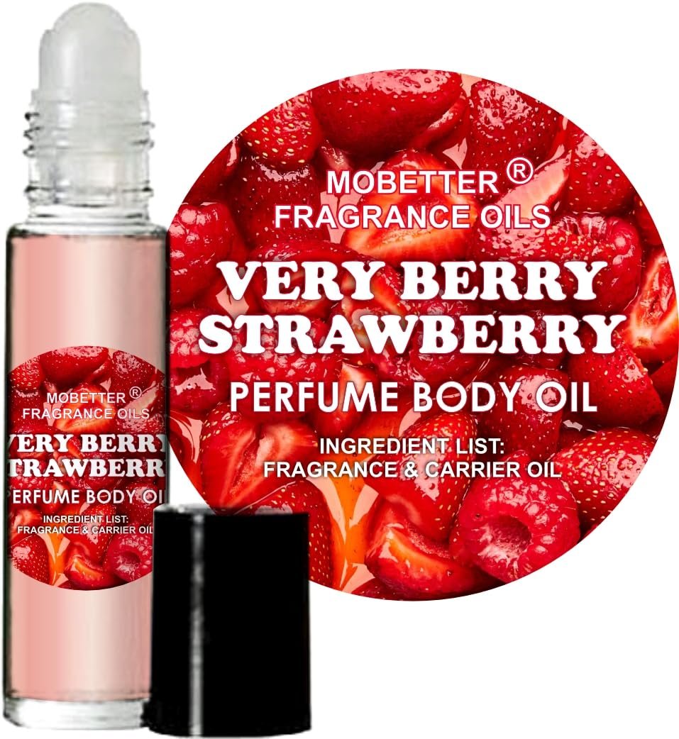 MOBETTER FRAGRANCE OILS Very Berry Strawberry Parfüm Körperöl 0,33 Fl Oz