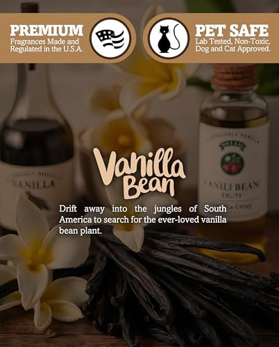 Shortie's Candle Company Vanille-Bohnen natürliche Sojawachs-Schmelzen – 1 stark duftender 85 g Riegel – Hergestellt mit 100 % Soja und ätherischen Duftölen – Phthalat- & paraffinfrei, vegan, ungiftig