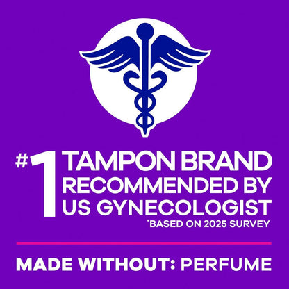 Tampax Radiant Tampons Multipack, mit LeakGuard-Braid, leichte/mittlere Saugstärke, unparfümiert, 26 Stück