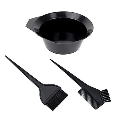 1st Choice Haarfarben-Pinsel und Schüssel-Set – Tönungskamm für Haarfärbung, 2 Pinsel + Mischschüssel