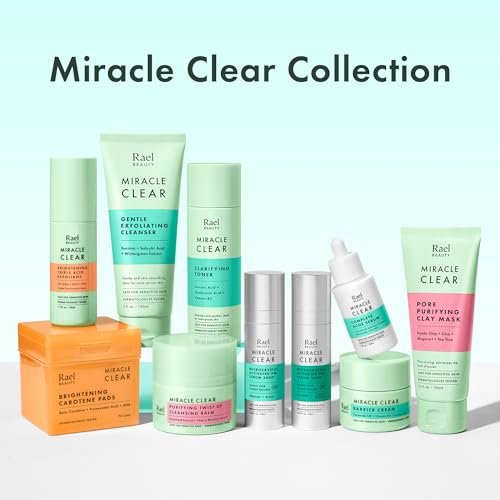 Rael Gesichtsmaske, Miracle Clear Clay Mask – Tiefenreinigung der Poren mit Teebaumöl & sanftem Peeling gegen Mitesser, Koreanische Hautpflege (100 ml)