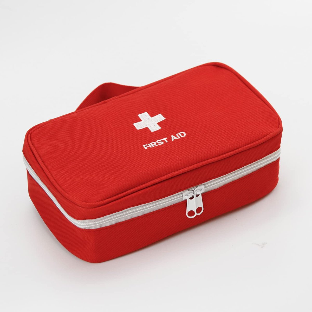 TOPASION Tragbare leere Erste-Hilfe-Tasche, Reise-Medizinbeutel, kleine Medizintasche (Blau)