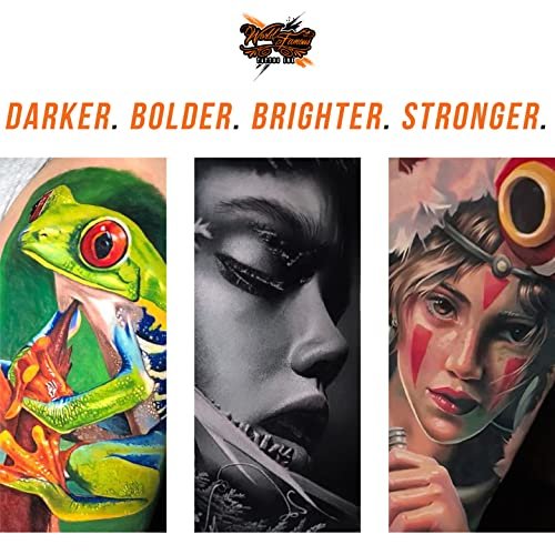 World Famous Tattoo Ink Limitless – Reines Gelb Tattoo Farbe – Professionelle Tattoo-Farbe & Zubehör – Hautsichere permanente Tätowierung in kräftigen Farbtönen – Vegan & ungiftig (30 ml)