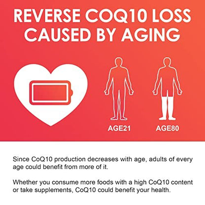 NATURE TARGET CoQ10 100 mg mit PQQ – 120 Softgel-Kapseln – Hochdosiertes Coenzym Q10 mit Bio-Olivenöl – Antioxidans für Herz, Gehirn und Zellenergie