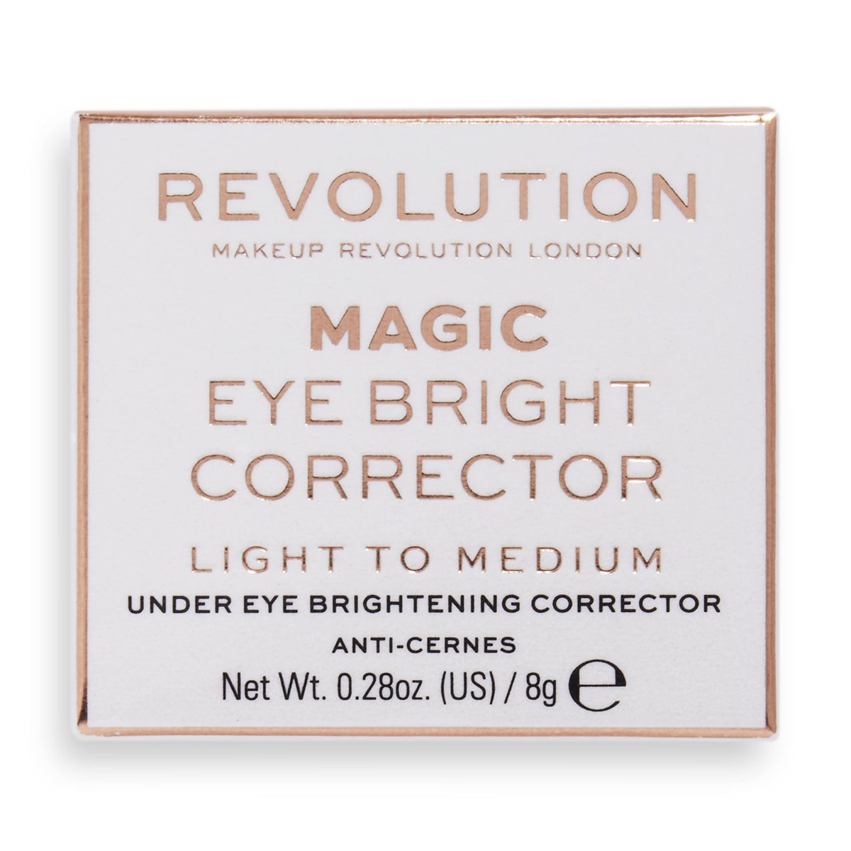 Revolution Eye Bright Under Eye Corrector – Aufhellender Concealer für helle bis mittlere Hauttöne