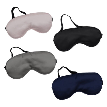 LERSVICVIL 4er-Pack Schlafmaske – Seidig weiche Satin-Augenmaske mit verstellbarem Band für Damen und Herren