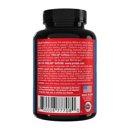 ProLab Koffeintabletten 200 mg – 300 Stück | Energie-Support, steigert Ausdauer und geistige Konzentration, reduziert Müdigkeit, Pre-Workout, extra stark
