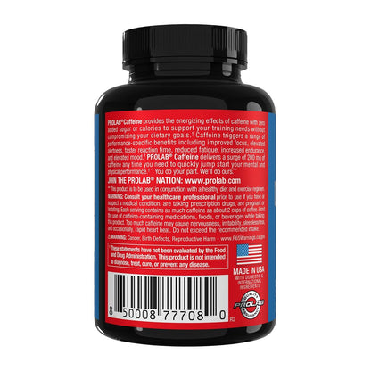 ProLab Koffeintabletten 200 mg – 300 Stück | Energie-Support, steigert Ausdauer und geistige Konzentration, reduziert Müdigkeit, Pre-Workout, extra stark