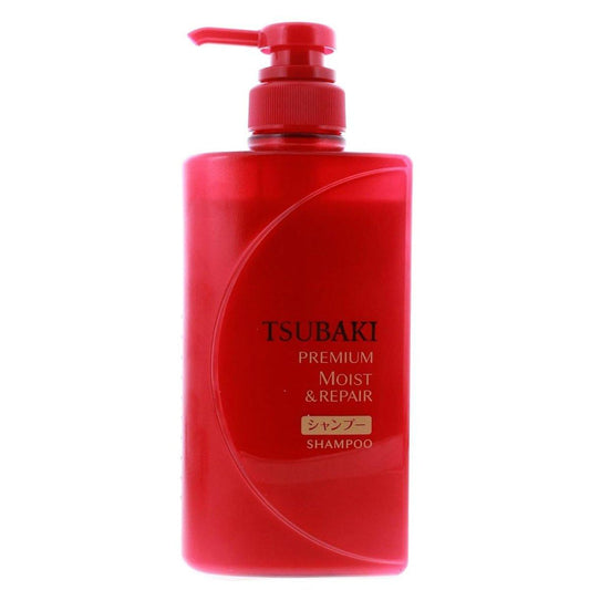 Tsubaki Premium Moist Shampoo 490ml – Tägliche Reparatur für geschädigtes Haar ab der Wurzel