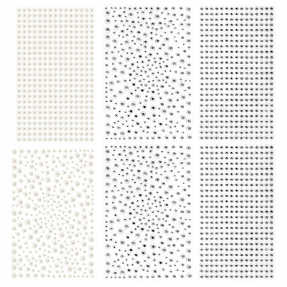 2100 Klare Strasssteine Aufkleber Selbstklebende Strasssteine und Perlen, Glitzernde Diamantaufkleber für Gesicht, Beauty, Make-up, Nagelkunst, Handy, Hochzeitshaarschmuck, DIY-Bastelarbeiten