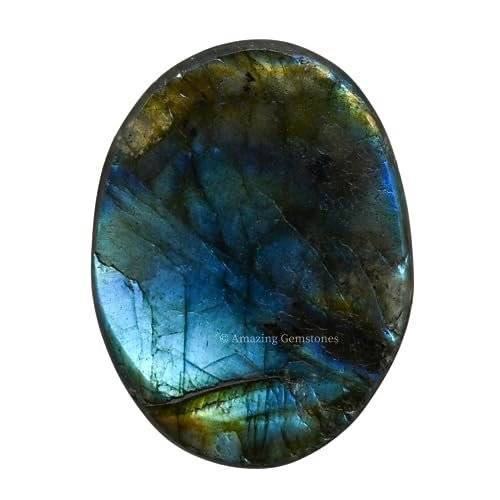 Amazing Gemstone Labradorit Daumen-Worry-Stein – Heilender Kristall für Angst, Stressabbau, Meditation und Entspannung – Geschenkidee