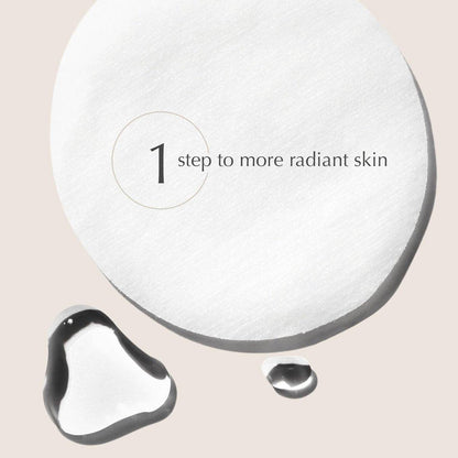 EXUVIANCE Sanfte tägliche Peeling-Gesichtspads | PHA-Toner & verfeinernde Porenpads mit Vitamin C & E, grünem Tee und Gurkenextrakt, 60 Stück