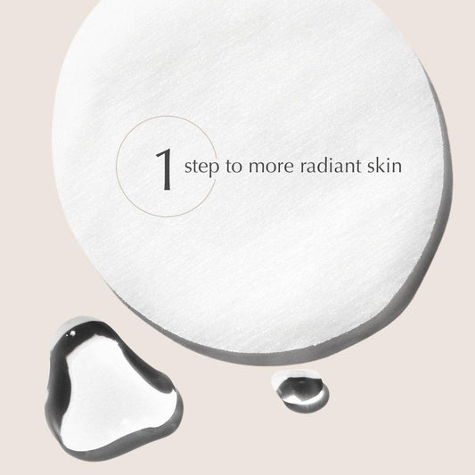 EXUVIANCE Sanfte tägliche Peeling-Gesichtspads | PHA-Toner & verfeinernde Porenpads mit Vitamin C & E, grünem Tee und Gurkenextrakt, 60 Stück