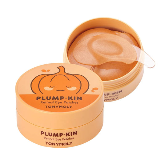 TONYMOLY Plump-kin Retinol Hydrogel Augenpflaster – Feuchtigkeitsspendende & Erfrischende Augenpflaster mit Retinol & Kürbisextrakt gegen dunkle Augenringe & Schwellungen, 30 Paare