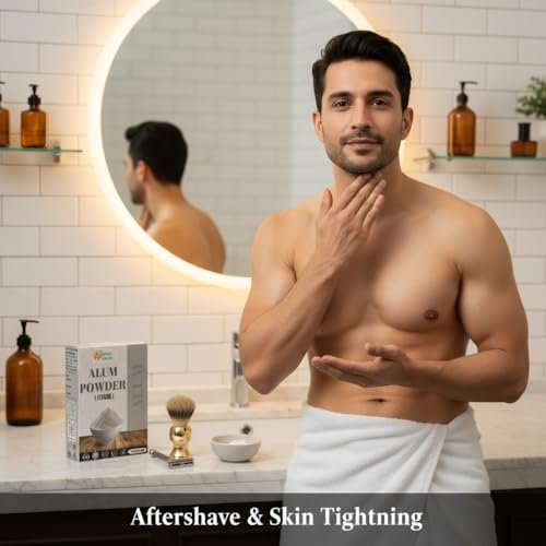 Herbs Botanica Kaliumalaun-Pulver (Fitkari), reines granuliertes Alaun für Hautpflege, Aphthen, Deodorant, Alumbre en Polvo, natürliche Reinigung & Blumen, 150 g