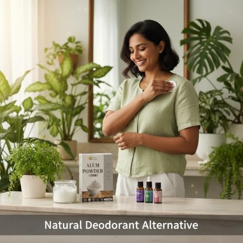 Herbs Botanica Kaliumalaun-Pulver (Fitkari), reines granuliertes Alaun für Hautpflege, Aphthen, Deodorant, Alumbre en Polvo, natürliche Reinigung & Blumen, 150 g