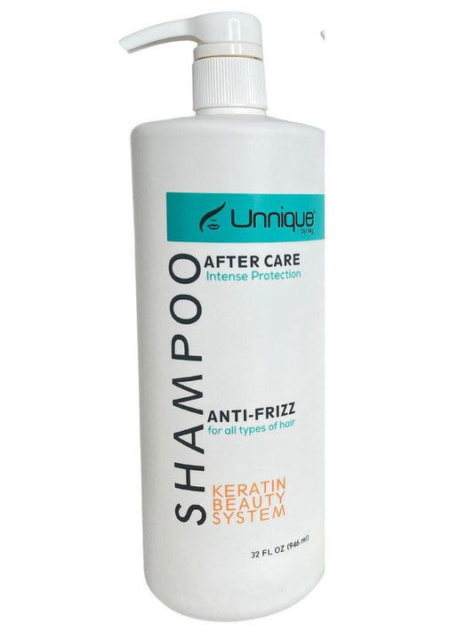 UNNIQUE KBS After Care Shampoo - Anti-Frizz, Feuchtigkeitsspendendes Shampoo mit Keratin für glänzendes Haar, 300 ml