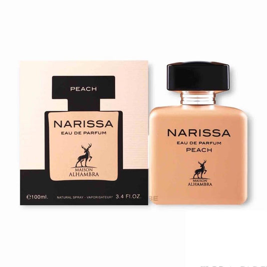 Narissa Peach von Maison Alhambra für Damen - 3,4 oz EDP Spray
