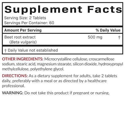 Futurebiotics Rote Bete Extra Stark – Non-GMO, 120 Vegetarische Tabletten