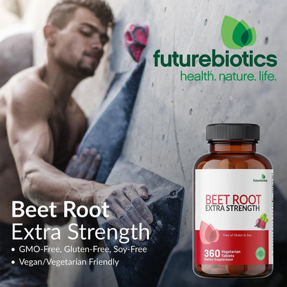 Futurebiotics Rote Bete Extra Stark – Non-GMO, 120 Vegetarische Tabletten