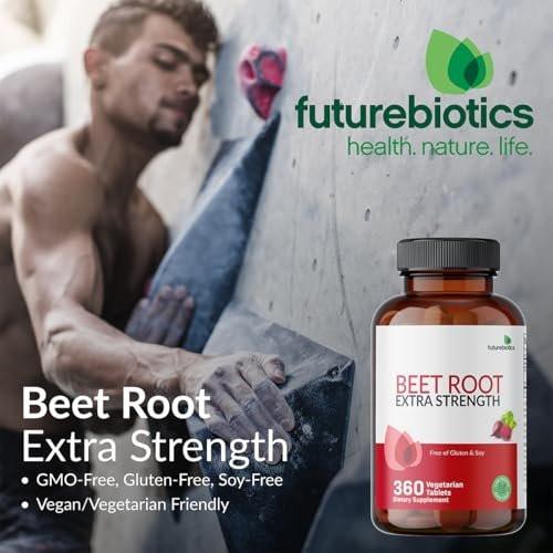 Futurebiotics Rote Bete Extra Stark – Non-GMO, 120 Vegetarische Tabletten