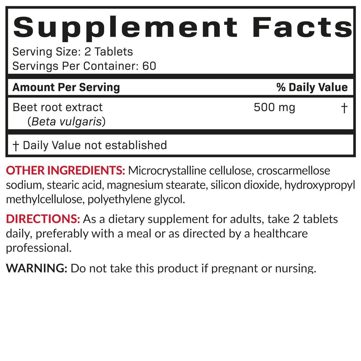 Futurebiotics Rote Bete Extra Stark – Non-GMO, 120 Vegetarische Tabletten
