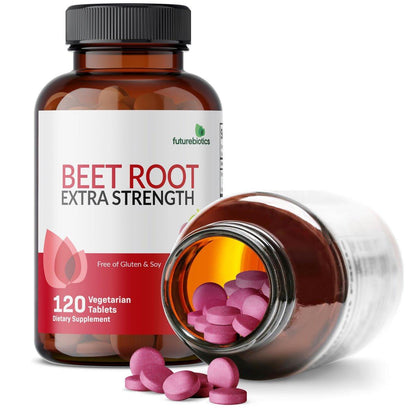 Futurebiotics Rote Bete Extra Stark – Non-GMO, 120 Vegetarische Tabletten