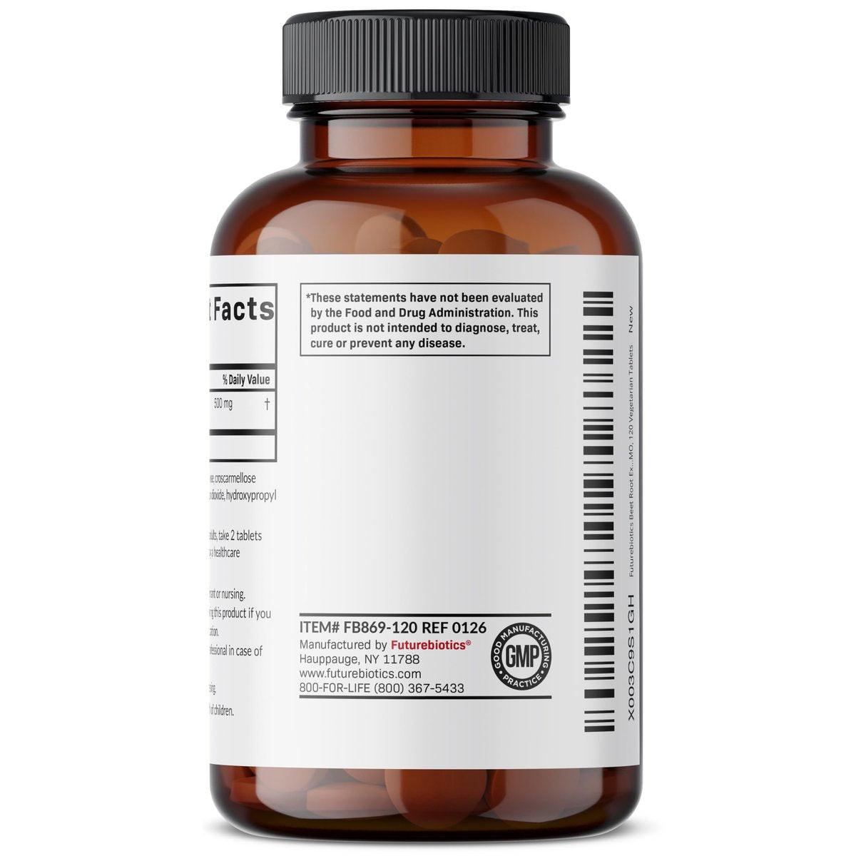 Futurebiotics Rote Bete Extra Stark – Non-GMO, 120 Vegetarische Tabletten