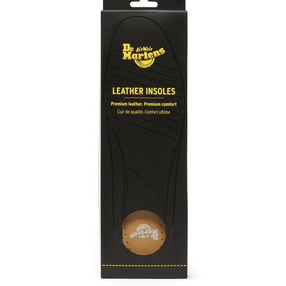 Dr. Martens Leder-Einlegesohle, Braun, 9 US Damen / 8 US Herren
