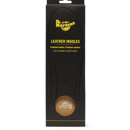 Dr. Martens Leder-Einlegesohle, Braun, 9 US Damen / 8 US Herren