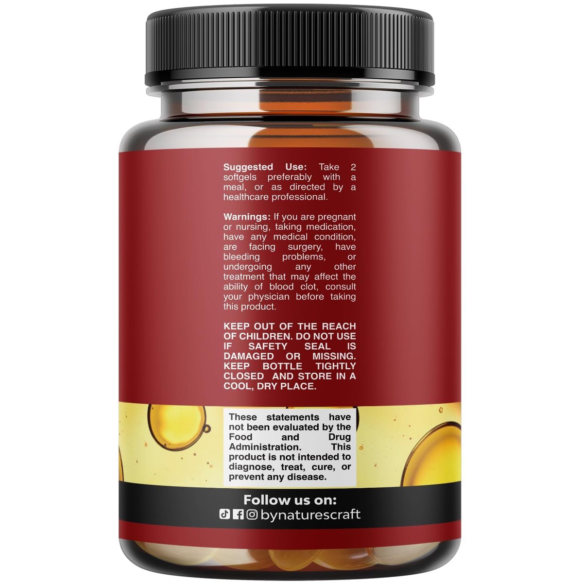 Isländisches Lebertranöl Softgels - Wild gefangenes Omega-3 Fischöl 1000 mg pro Portion - Nachhaltig bezogene, rülpsfreie Nahrungsergänzung mit Vitamin D3 & A für Herz-, Gelenk-, Gehirn- und Immununterstützung - 180 Stück