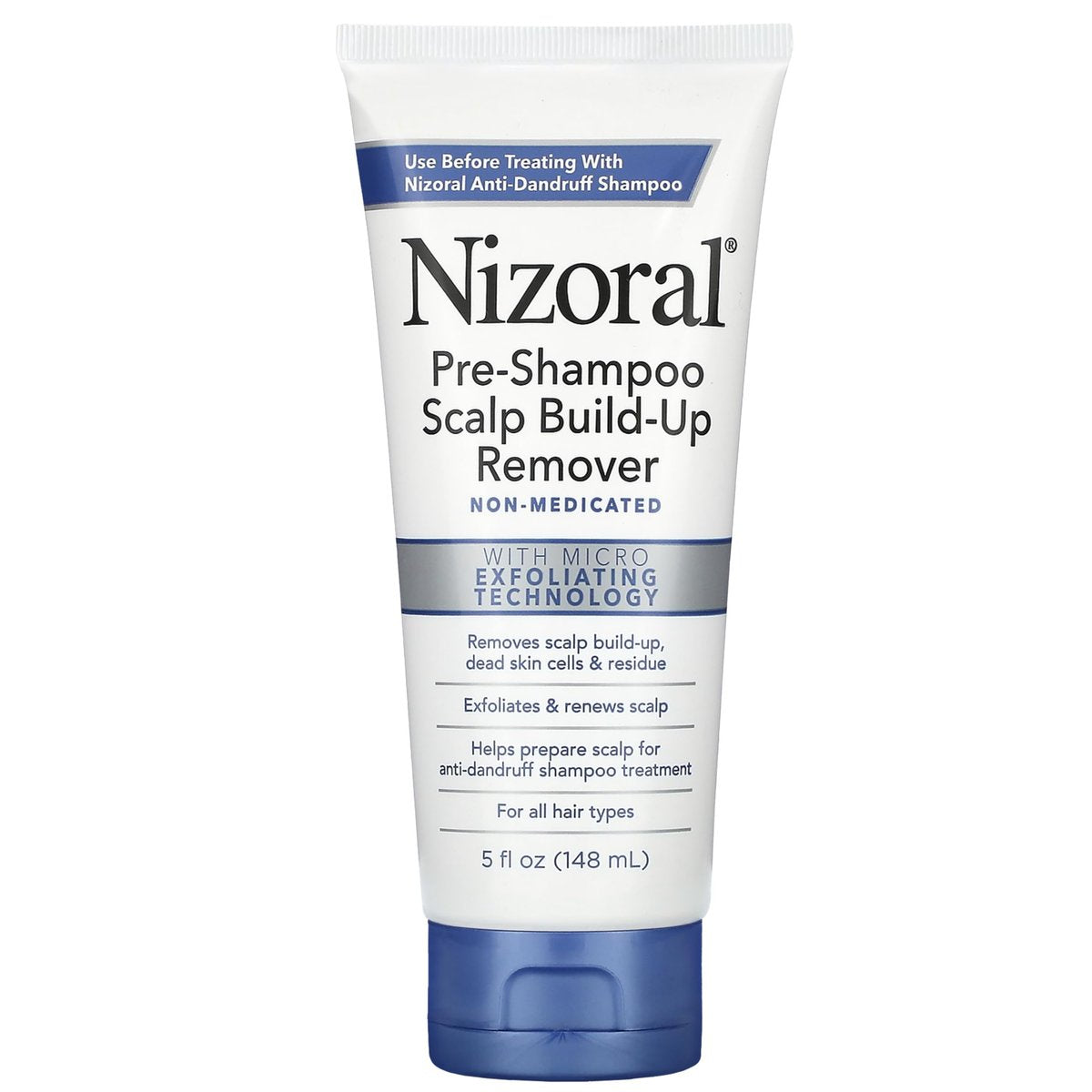 Nizoral Pre-Shampoo Scalp Build-Up Remover – Peeling und Erneuerung der Kopfhaut zur Vorbereitung auf die Anti-Schuppen-Shampoo-Behandlung, 148 ml