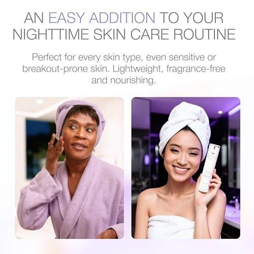 YOUN Beauty Retinol Nachtcreme Feuchtigkeitscreme für das Gesicht von Dr. Anthony Youn – Parabenfreie Gesichtscreme mit Vitamin B5 & E, Hyaluronsäure und Grüntee für Hauterneuerung, 50 ml
