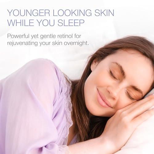 YOUN Beauty Retinol Nachtcreme Feuchtigkeitscreme für das Gesicht von Dr. Anthony Youn – Parabenfreie Gesichtscreme mit Vitamin B5 & E, Hyaluronsäure und Grüntee für Hauterneuerung, 50 ml
