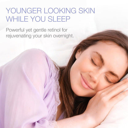 YOUN Beauty Retinol Nachtcreme Feuchtigkeitscreme für das Gesicht von Dr. Anthony Youn – Parabenfreie Gesichtscreme mit Vitamin B5 & E, Hyaluronsäure und Grüntee für Hauterneuerung, 50 ml