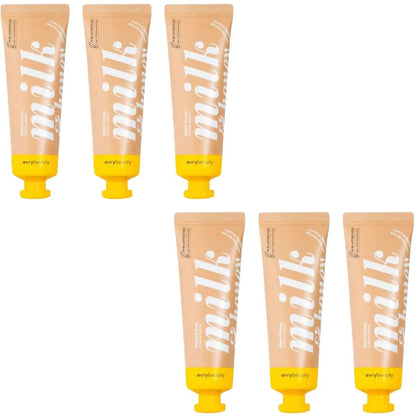 AVRYBEAUTY Milk & Honey Shea Butter Lotion 1,5 oz – 6er Pack – Milch & Honig Duft, feuchtigkeitsspendende Handlotion, vegan, natürliche Düfte, Entspannung