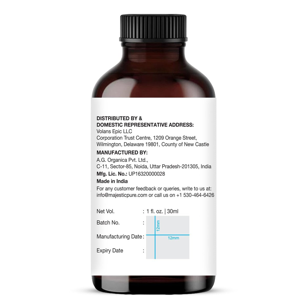 Majestic Pure Zitrus-Ölmischung – 100% rein & natürlich für eine fröhliche, positive Aroma | Pink Grapefruit, Orange, Spearmint, Zitrone für Diffuser & Aromatherapie | 30 ml