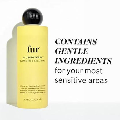 Fur All Body Wash – pH-ausgleichendes Öl-Duschgel für hydratisierte und geschmeidige Haut – 237 ml