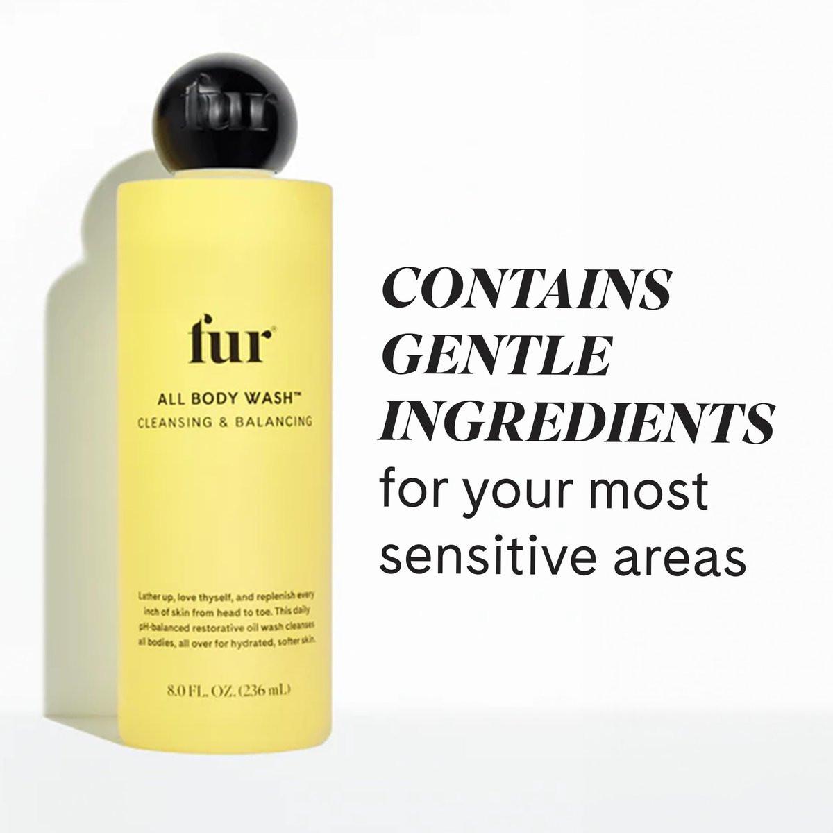 Fur All Body Wash – pH-ausgleichendes Öl-Duschgel für hydratisierte und geschmeidige Haut – 237 ml