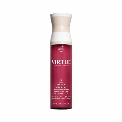 VIRTUE Frizz Block Glättungsspray – Frizz-Kontrolle & Hitzeschutz für coloriertes Haar, 150 ml