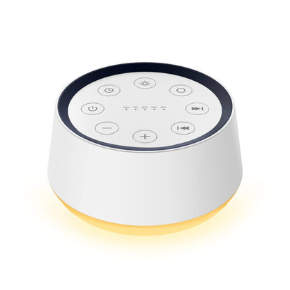 Brown Noise Sound Machine mit 30 beruhigenden Klängen und 12 Farben Nachtlicht – Weißes Rauschen Maschine für Erwachsene, Baby, Kinder Schlaf – Memory-Funktion, 36 Lautstärkestufen, 5 Timer für Zuhause, Büro, Reisen