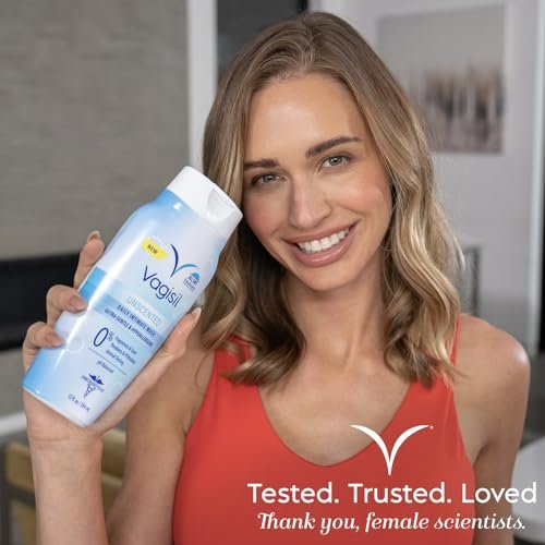 Vagisil Femininwaschmittel für die Intimhygiene, pH-ausgeglichen und gynäkologisch getestet, duftstofffrei, 355 ml (1er-Pack)