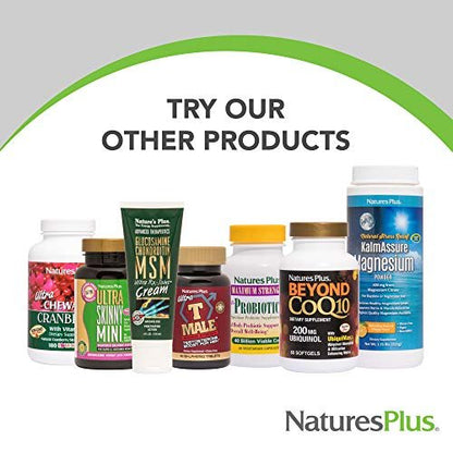 NaturesPlus Hema-Plex Eisen – 60 Mini-Tabletten mit langsamer Freisetzung – 85 mg cheliertes Eisen – Für die Blutgesundheit – mit Vitamin C & Bioflavonoiden – Vegan, glutenfrei – 30 Portionen