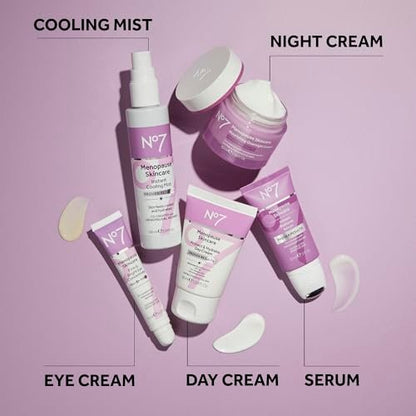 No7 Menopause Skincare Firm & Bright Eye Concentrate – Revitalisierende Augencreme gegen dunkle Ringe, Fältchen & Tränensäcke – Erfrischender Kühlroller für müde Augen (15 ml)