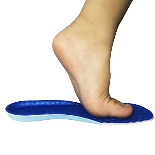 Memory-Foam-Einlegesohlen für Kinder – Fußgewölbestütze & Komfort, Ersatzeinlagen (L Große Kinder 3-6.5)