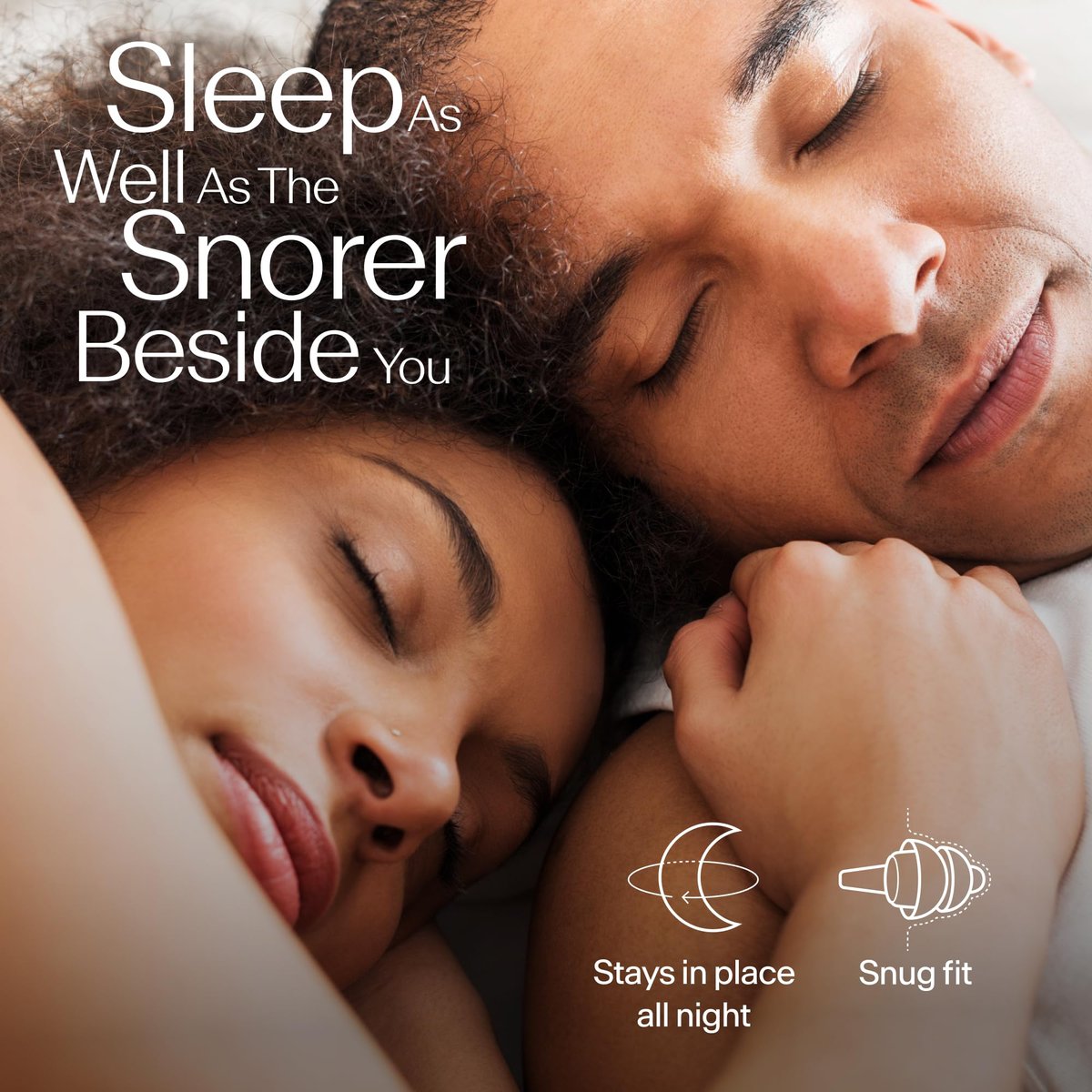 Alpine SleepDeep Mini - Weiche Ohrstöpsel für Schlaf und Konzentration - Neue 3D-ovale Form und geräuschreduzierendes Gel für bessere Dämpfung - 27 dB - Ideal für Seitenschläfer - 1 Paar wiederverwendbar: Größe S