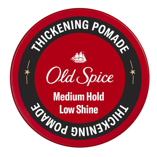 Old Spice Haarverdickende Pomade für Männer – Mittlerer Halt mit geringem Glanz, 2,22 oz